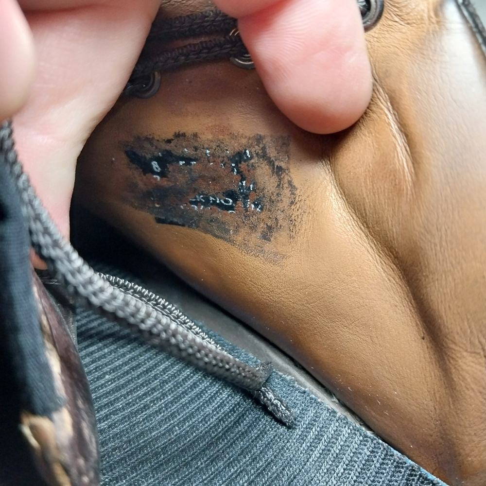 Red Wings Womens 8 Oxford Brown Leather Slip Resistant lace up steel toe shoes - Picture 11 of 16